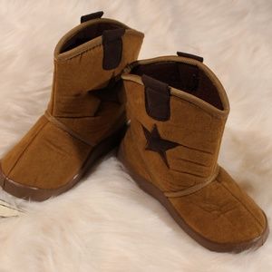 Brown Cowboy Boots with Brown Star